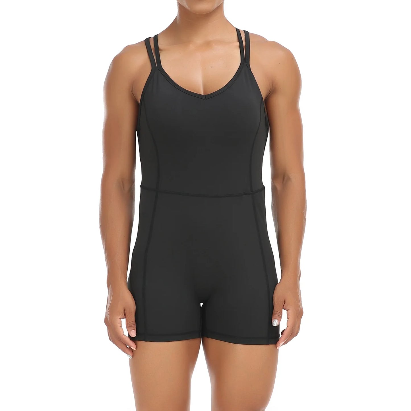 Beauty Back Women Yoga Set - Black