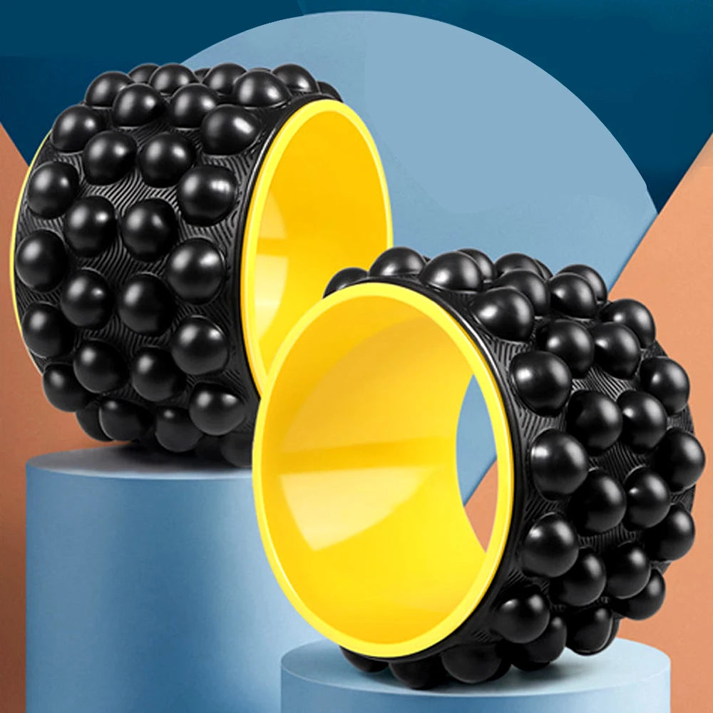 Yoga Wheel Foam Roller - Black