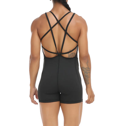 Beauty Back Women Yoga Set - Black