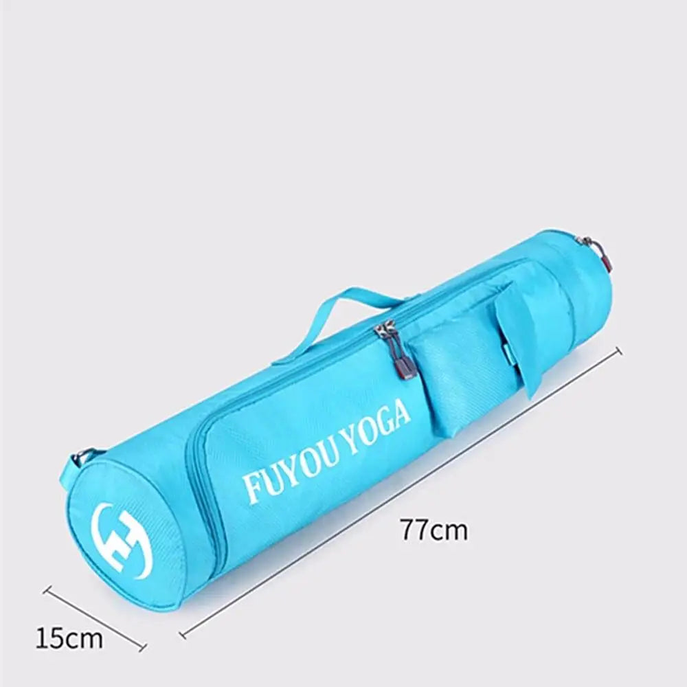 Pocket Knapsack Yoga Mat Bag - Blue