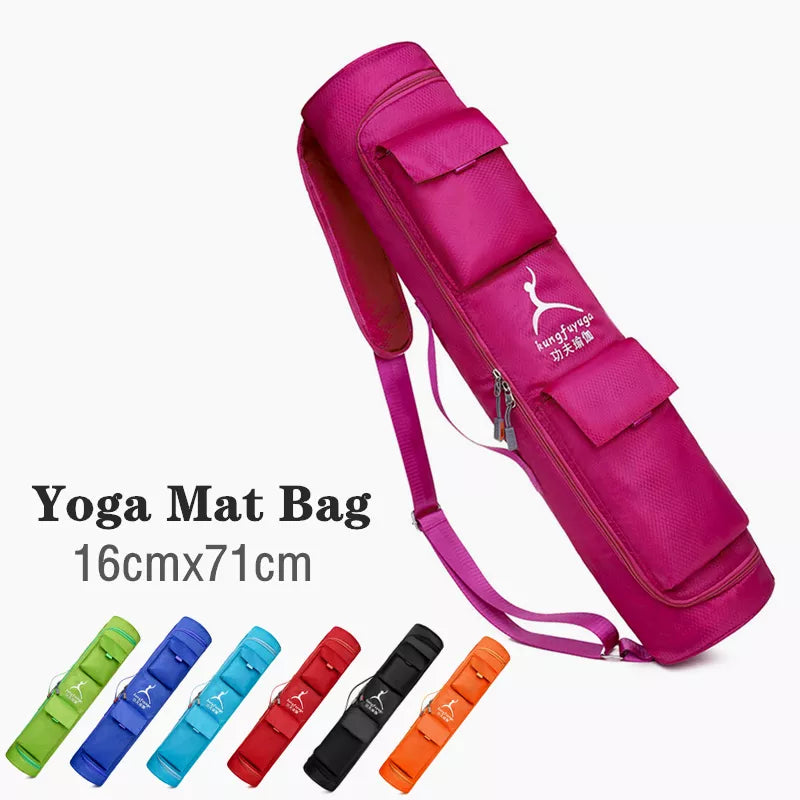 Shoulder Strap Yoga Mat Bag - Red