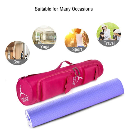 Shoulder Strap Yoga Mat Bag - Red