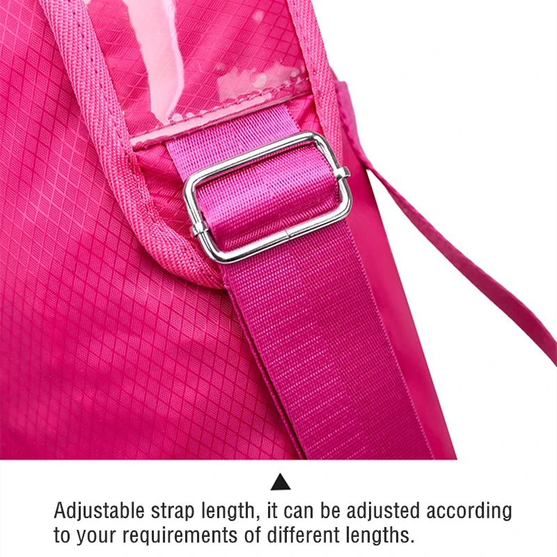 Shoulder Strap Yoga Mat Bag - Rose Red